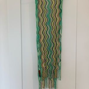Missoni multi coloured scarf